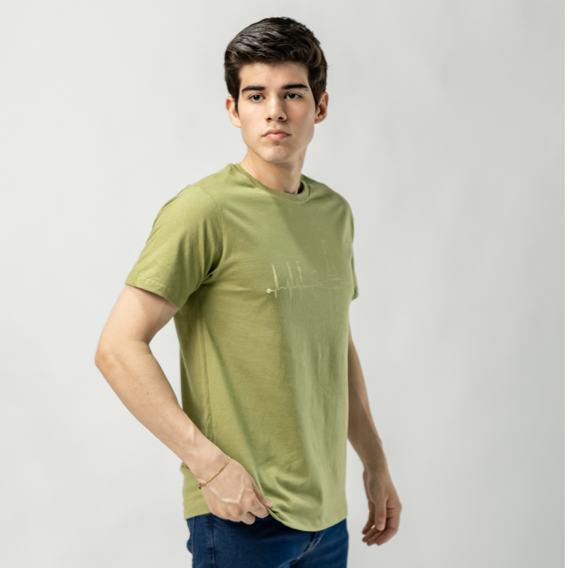 Remera Baco Confort Estampa Avión