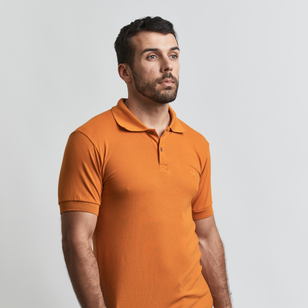 Remera tipo Polo con Bordado