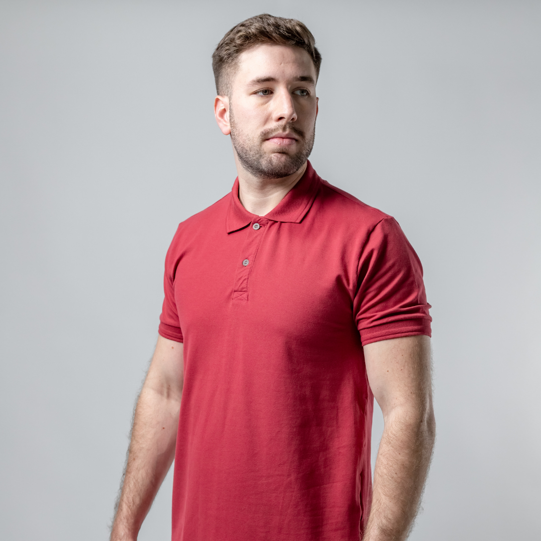 Remera Baco tipo Polo Premiun con Bordado