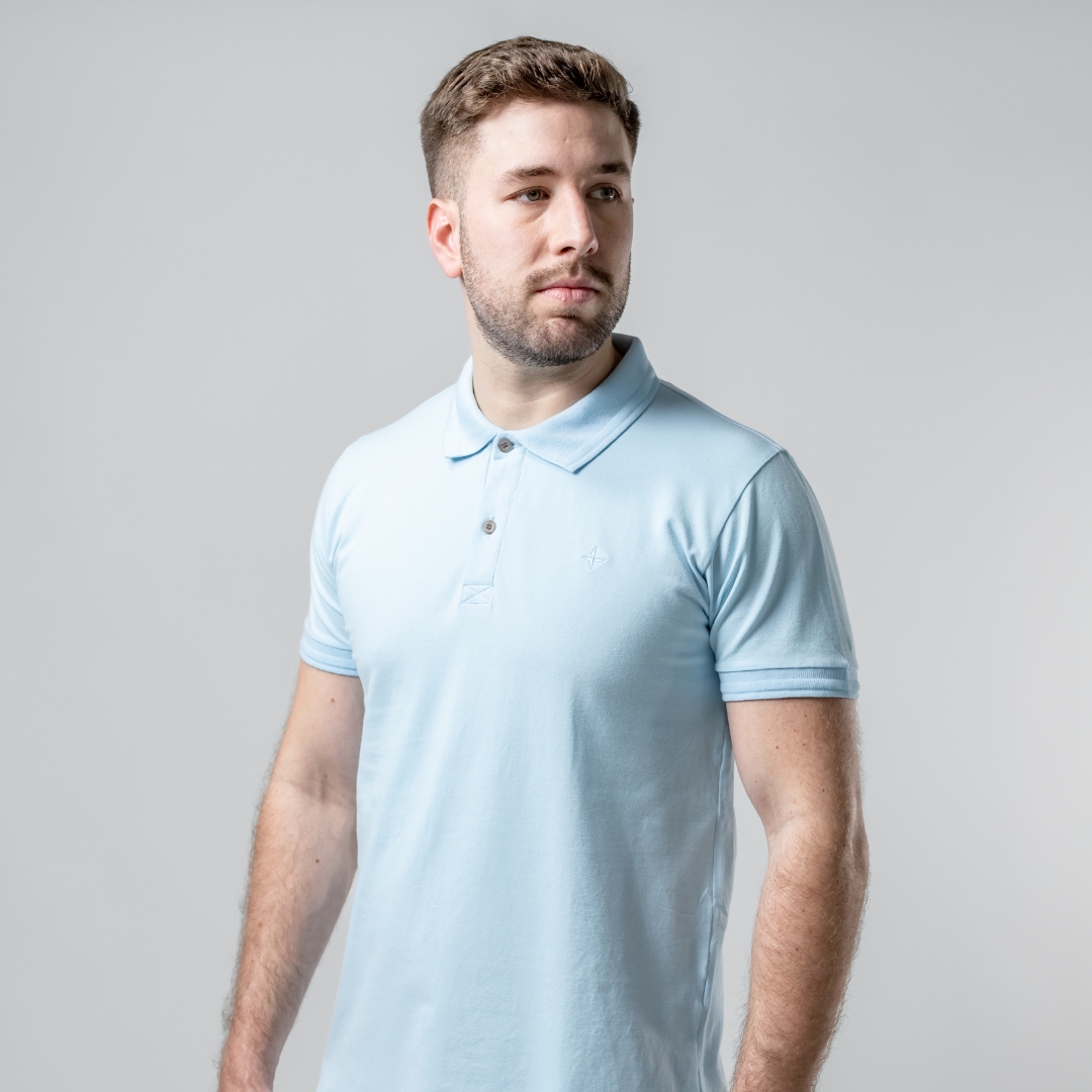 Remera Baco tipo Polo Premiun con Bordado