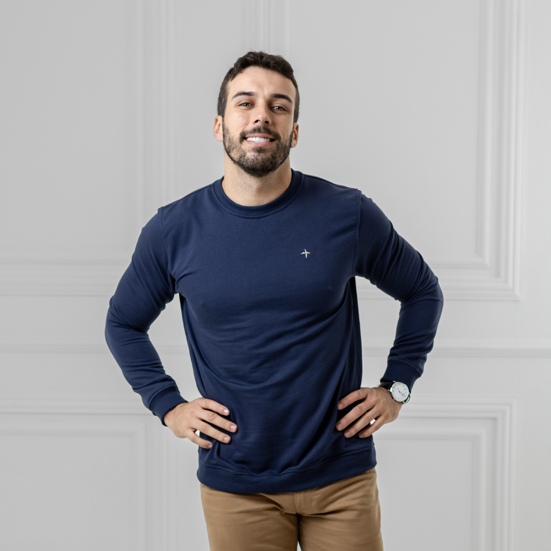 Suéter Baco Moleton Terry Icon Logo