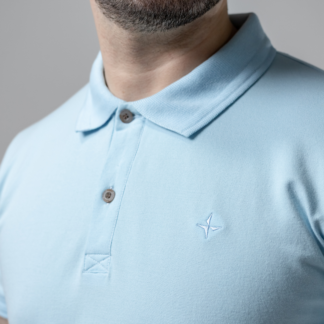 Remera Baco tipo Polo Premiun con Bordado