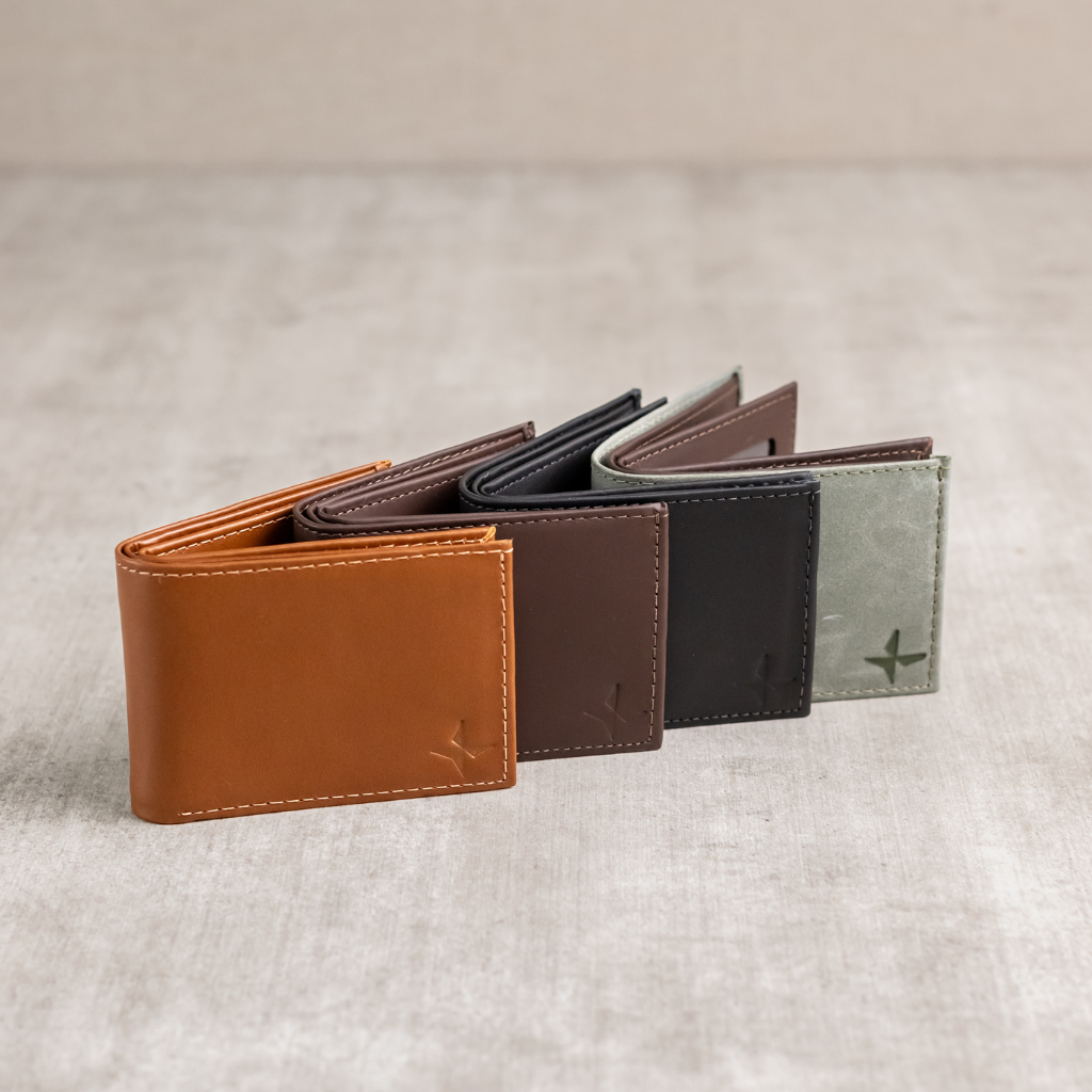 Billetera de Cuero C/ Compartimiento