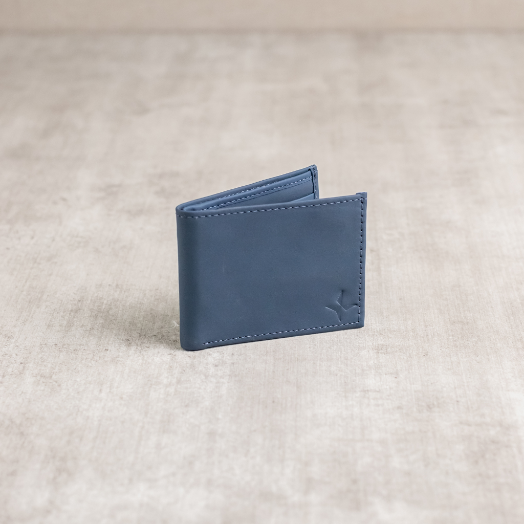 Billetera de cuero Baco logo estrella