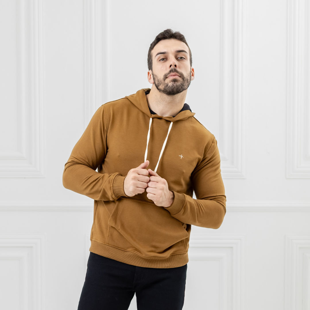 Canguro Baco Moleton Terry c/ Capucha y Bordado