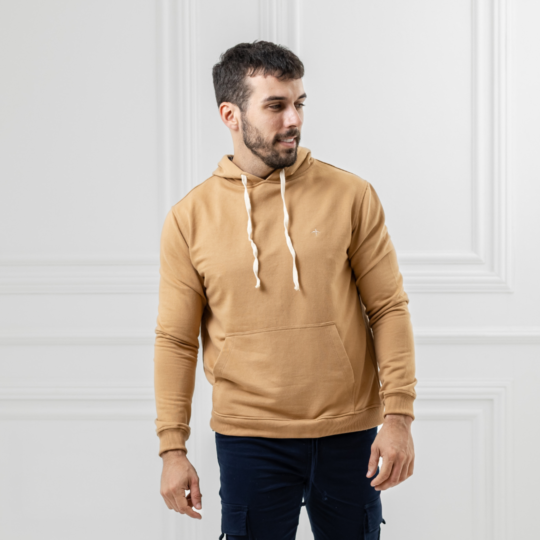 Canguro Baco Moleton Terry c/ Capucha y Bordado