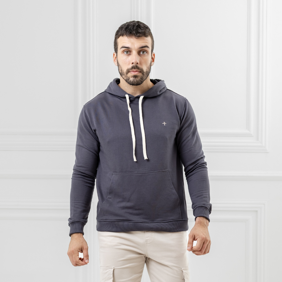 Canguro Baco Moleton Terry c/ Capucha y Bordado