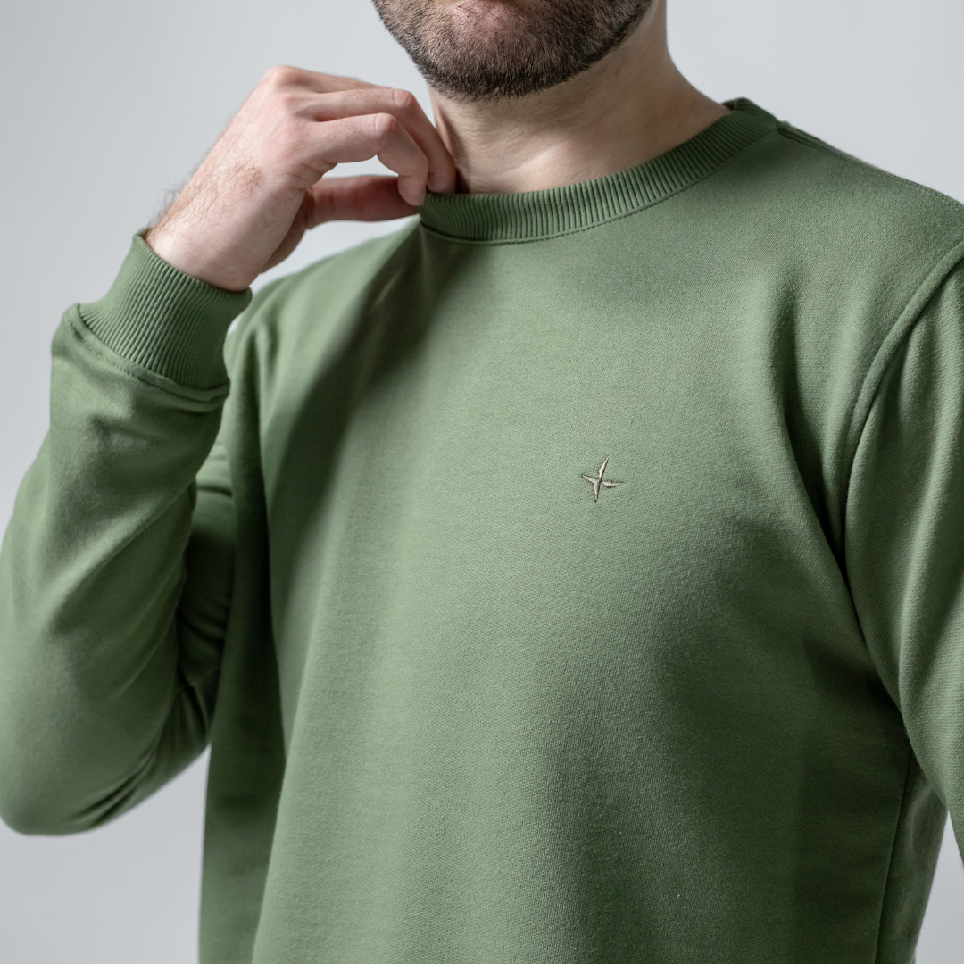 Sueter Moletón con Bordado