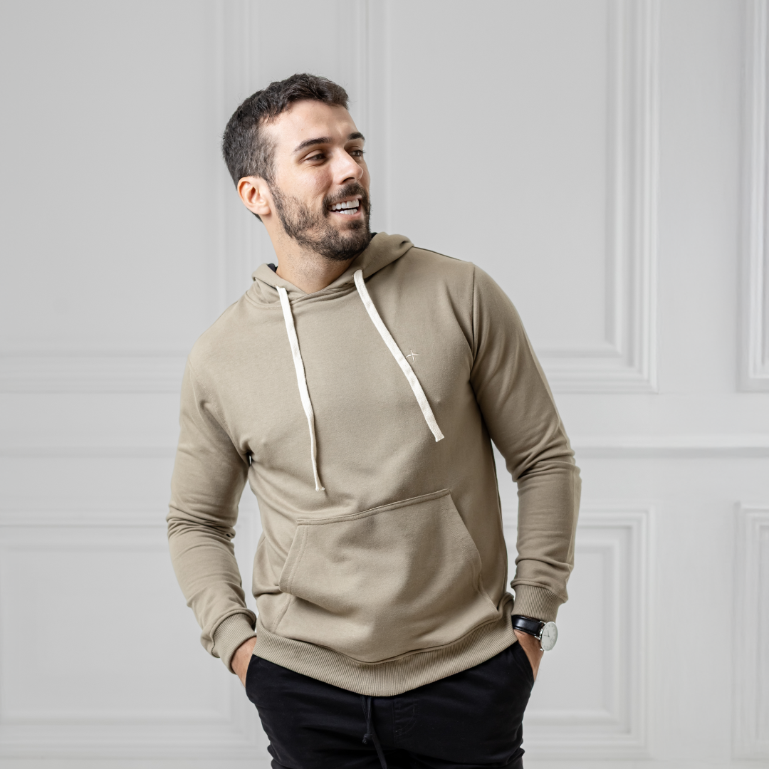 Canguro Baco Moleton Terry c/ Capucha y Bordado