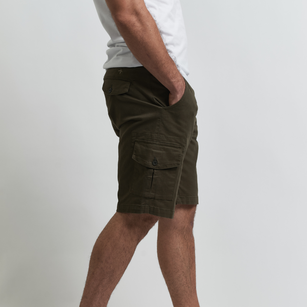 Bermuda Cargo Con Bordado