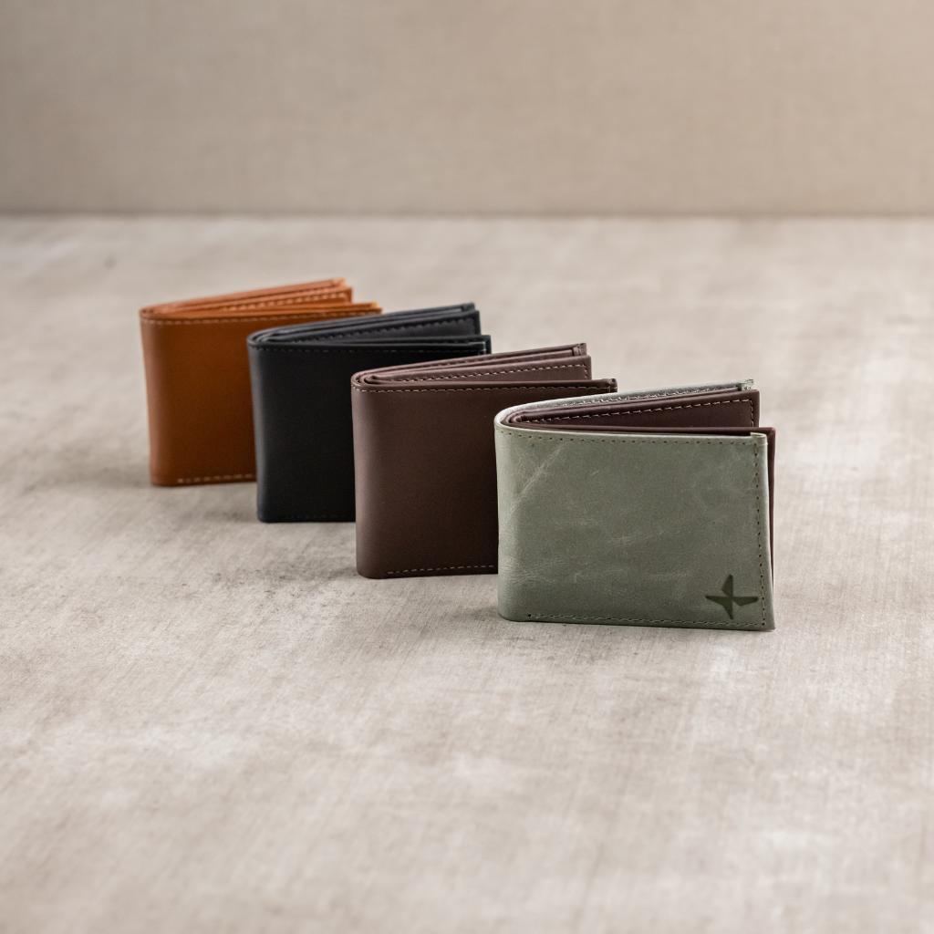 Billetera de Cuero C/ Compartimiento