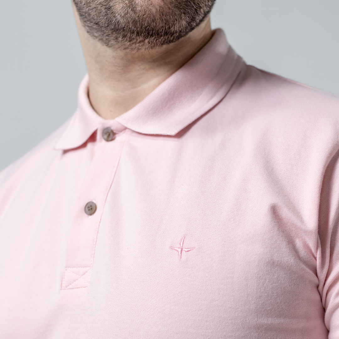 Remera Baco tipo Polo Premiun con Bordado