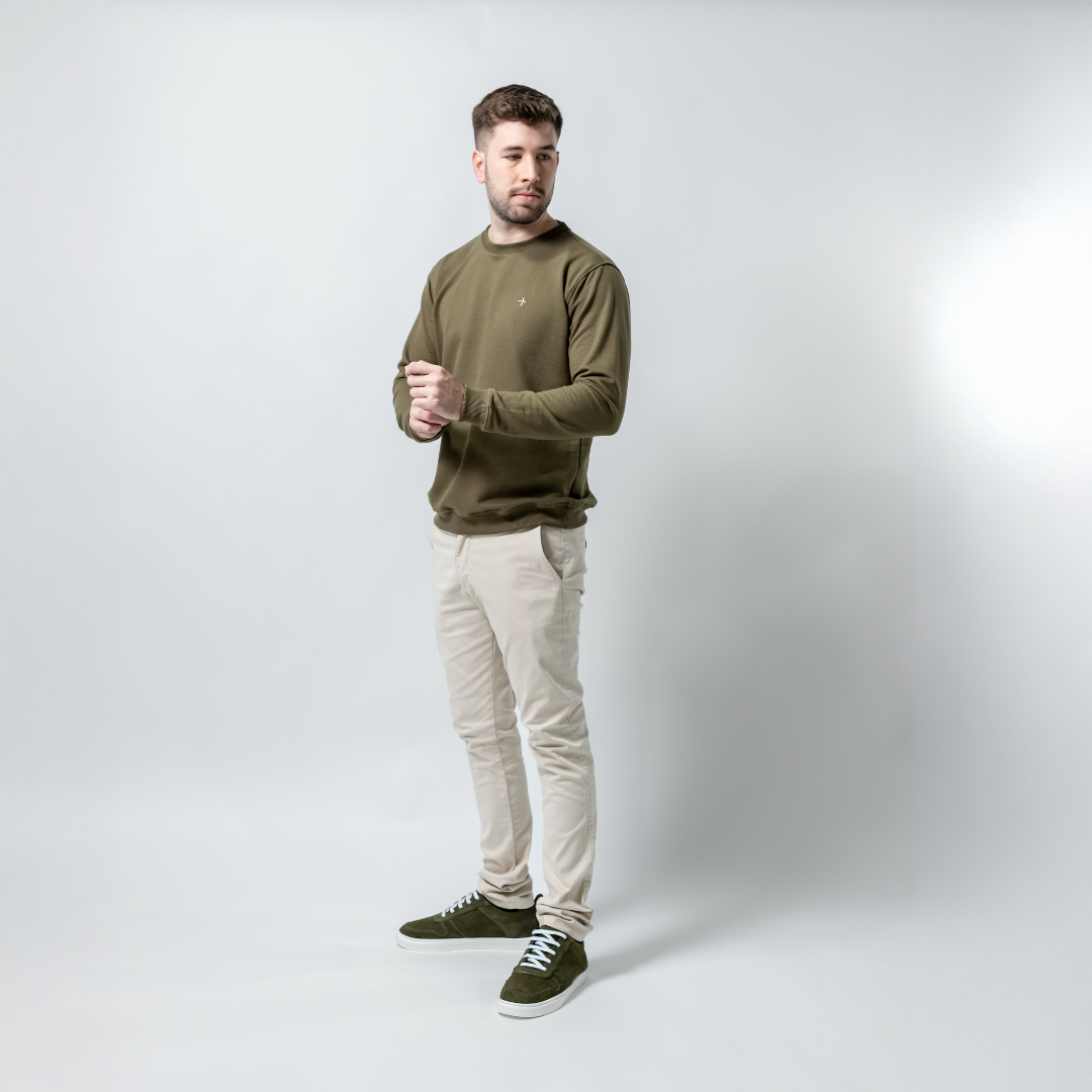 Sueter Moletón con Bordado