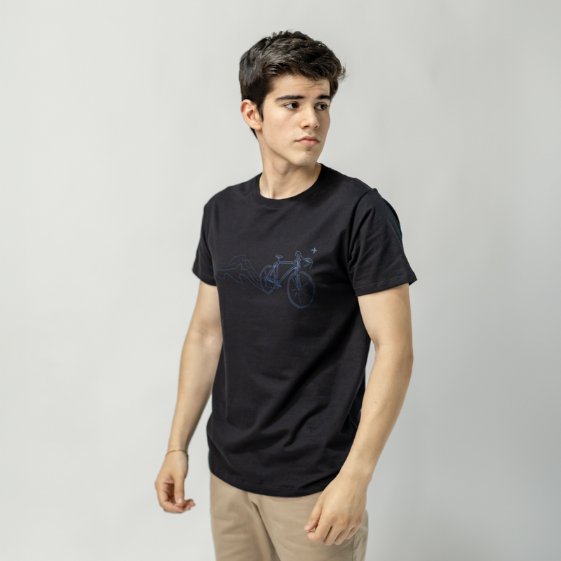Remera Baco Confort Estampa Bicicleta