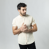 Camisa Baco Cuello Mao Mangas Cortas