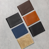 Billetera de cuero Baco logo estrella