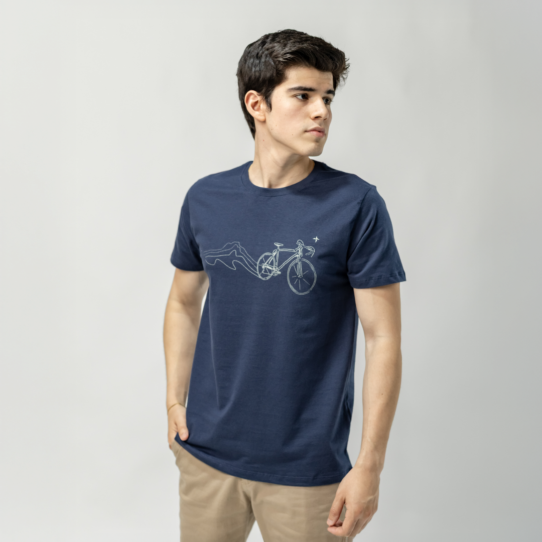 Remera Baco Confort Estampa Bicicleta