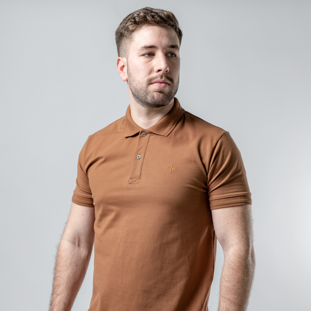 Remera Baco tipo Polo Premiun con Bordado