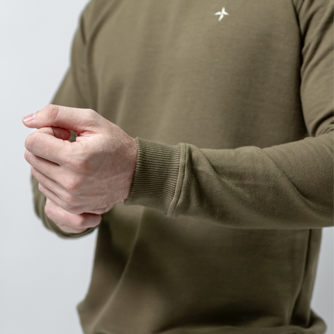 Sueter Moletón con Bordado