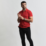 Remera tipo Polo con Bordado