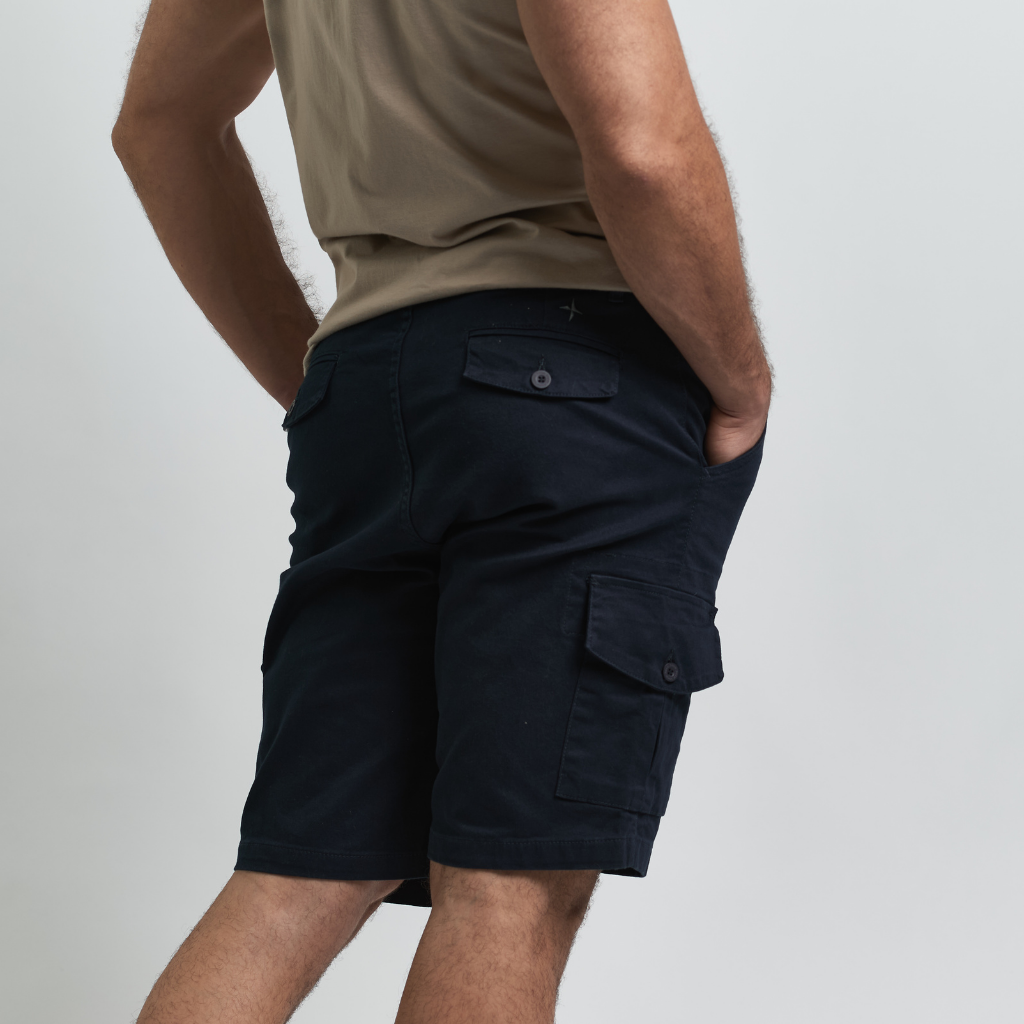 Bermuda Cargo Con Bordado