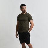 Remera Essential con bordado en pecho regular fit