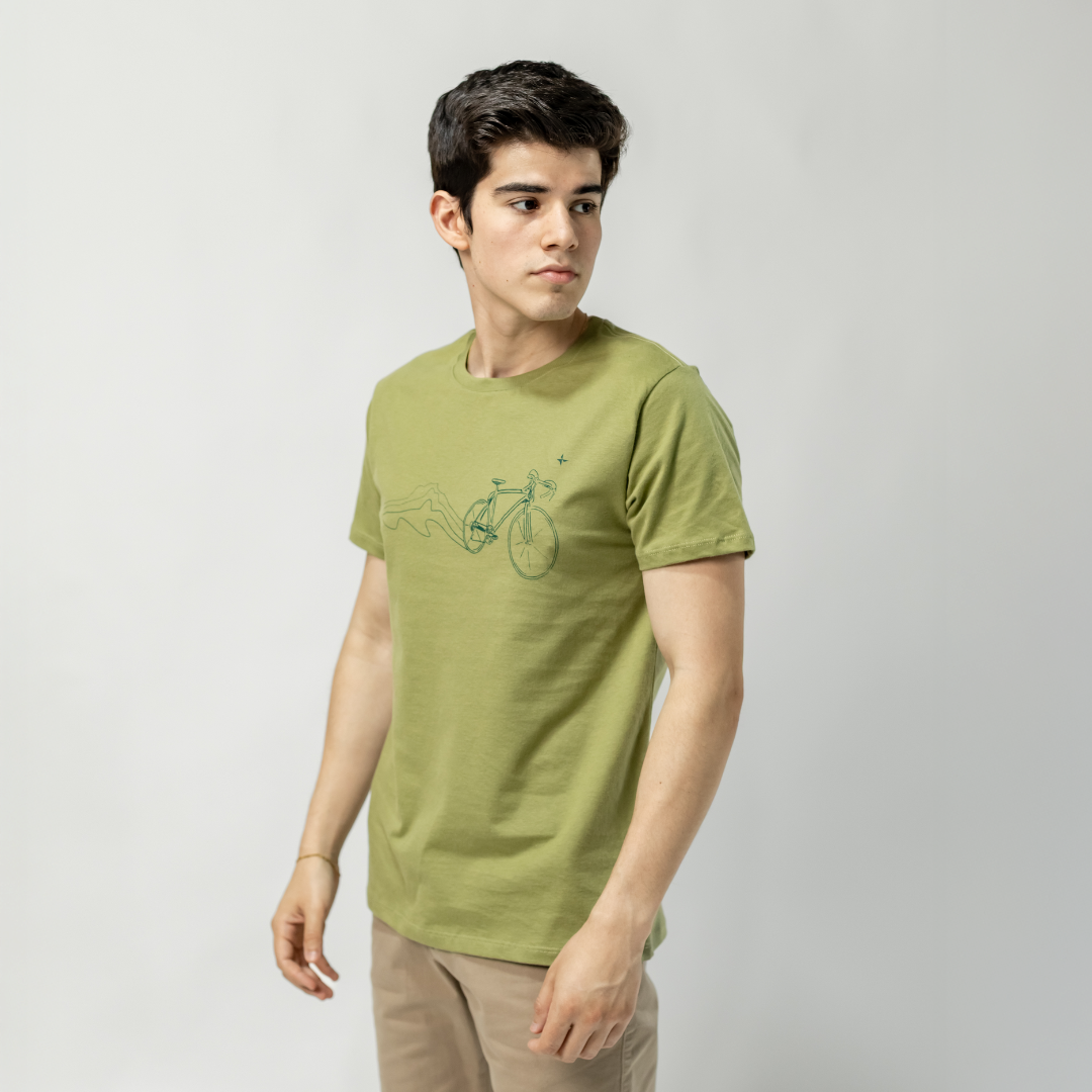 Remera Baco Confort Estampa Bicicleta