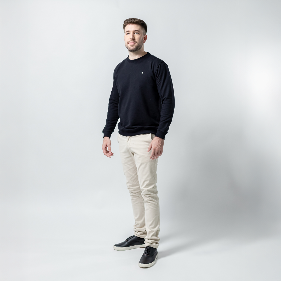 Sueter Moletón con Bordado