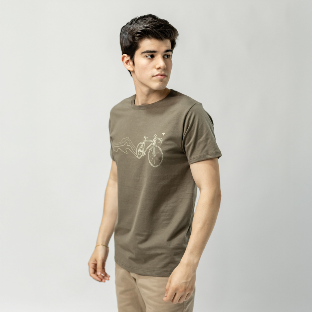 Remera Baco Confort Estampa Bicicleta