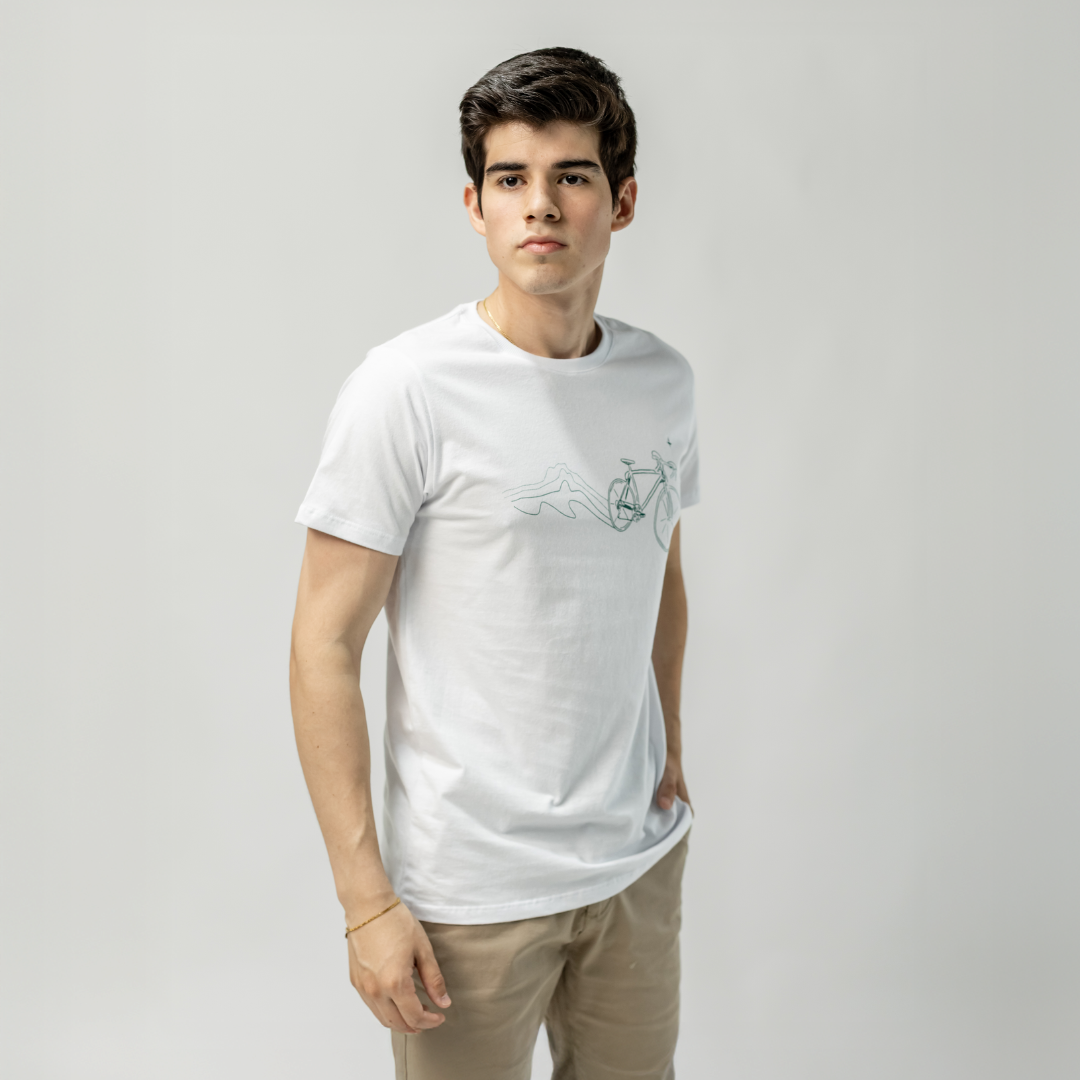 Remera Baco Confort Estampa Bicicleta