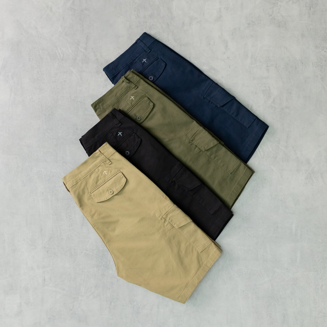 Bermuda Cargo Con Bordado