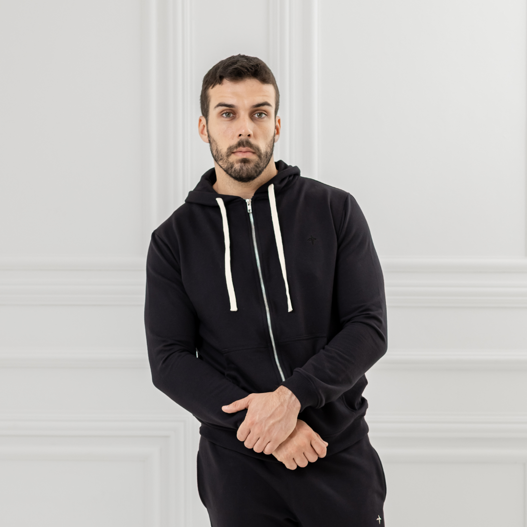 Campera Baco Moleton Frizado Icon Logo