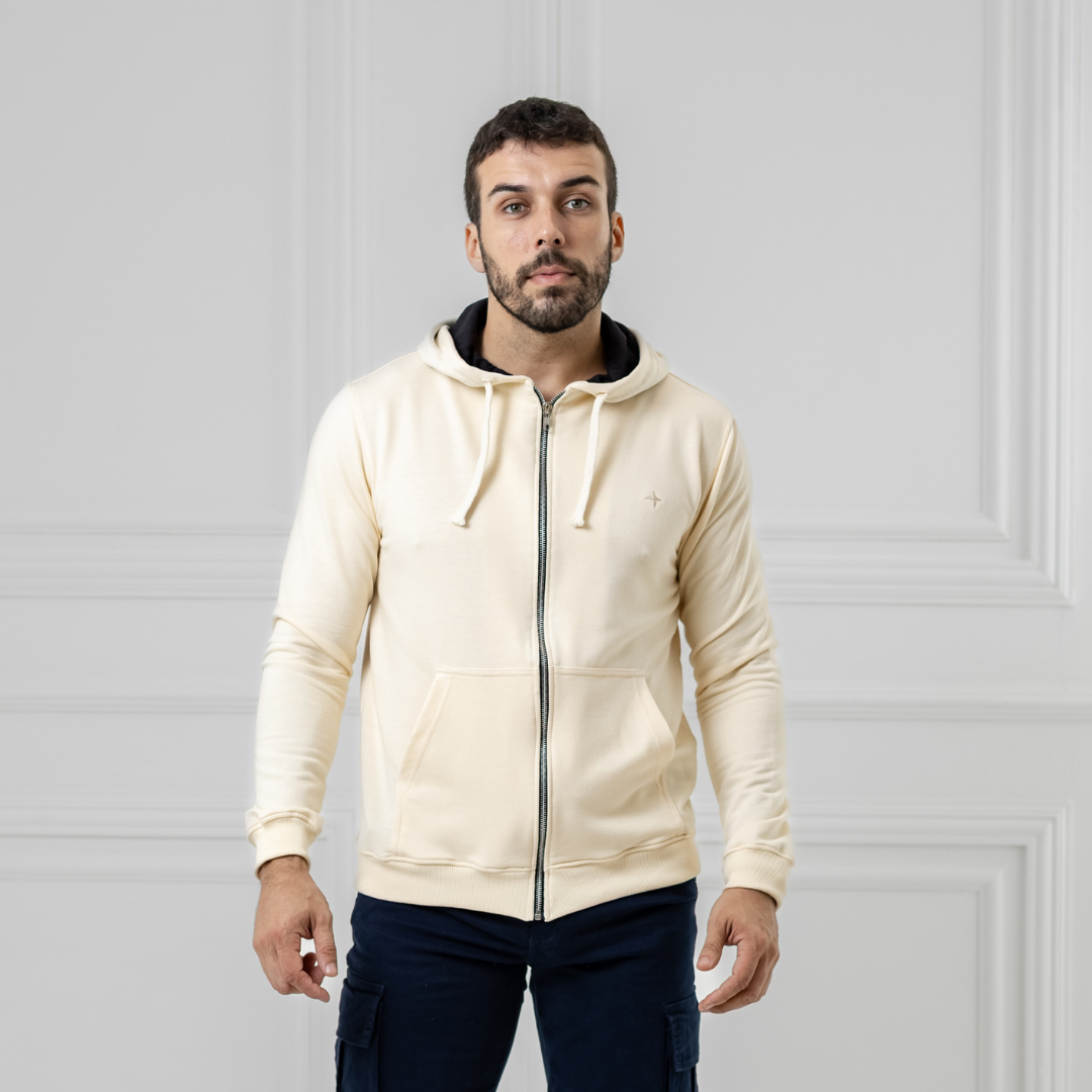 Campera Baco Moleton Frizado Icon Logo