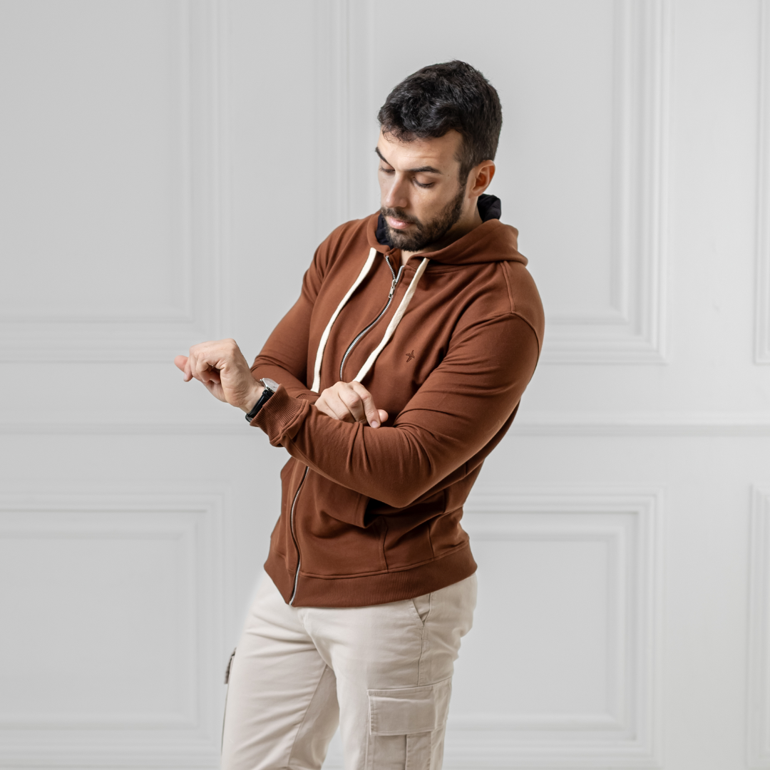 Campera Baco Moleton Frizado Icon Logo