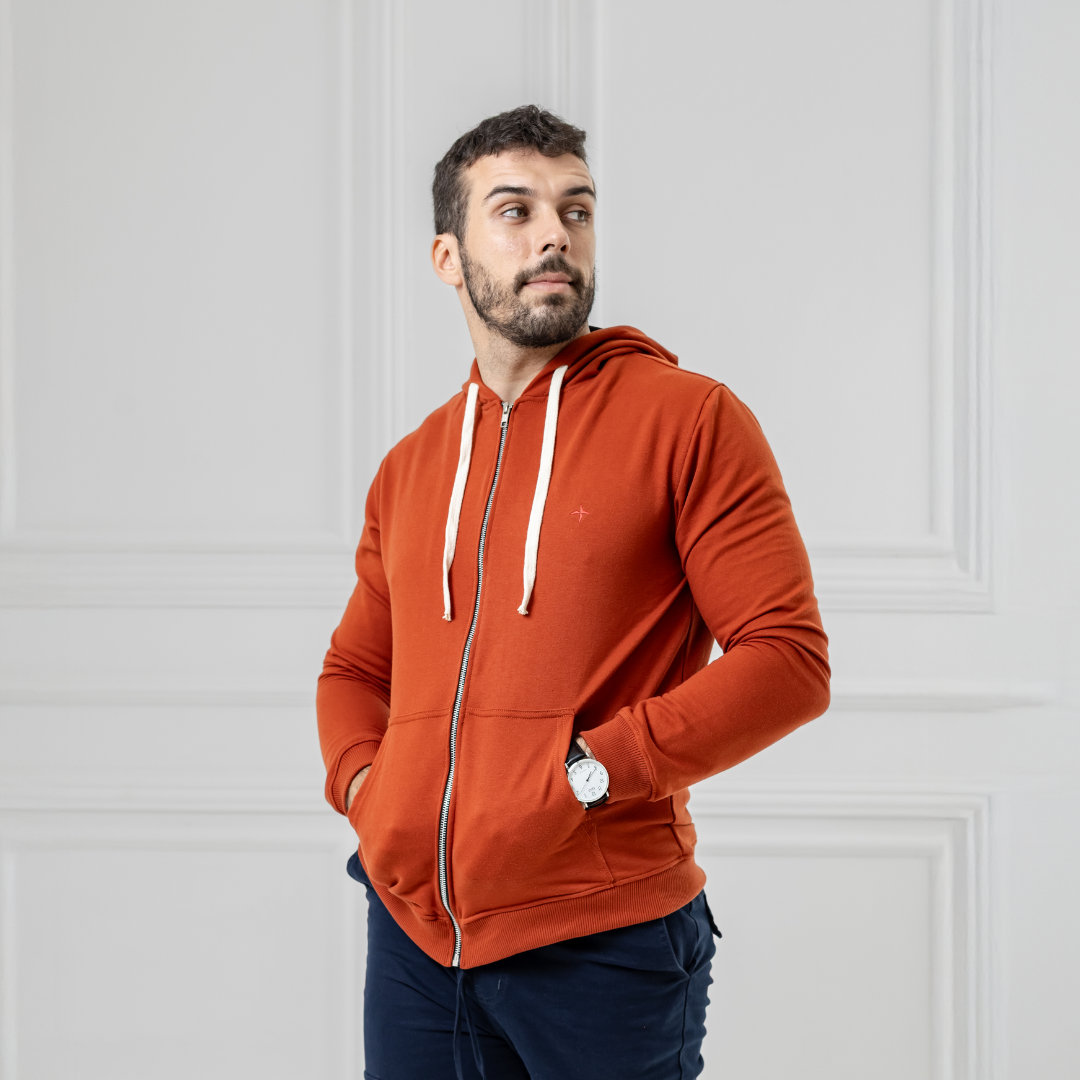 Campera Baco Moleton Frizado Icon Logo