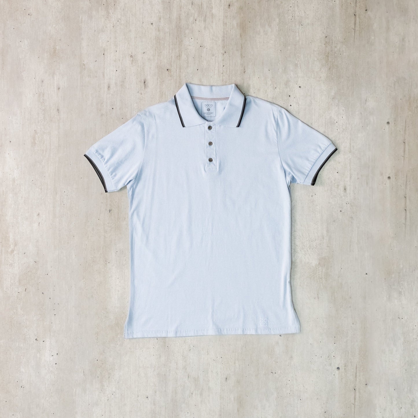 Remera Polo Confort Combinada