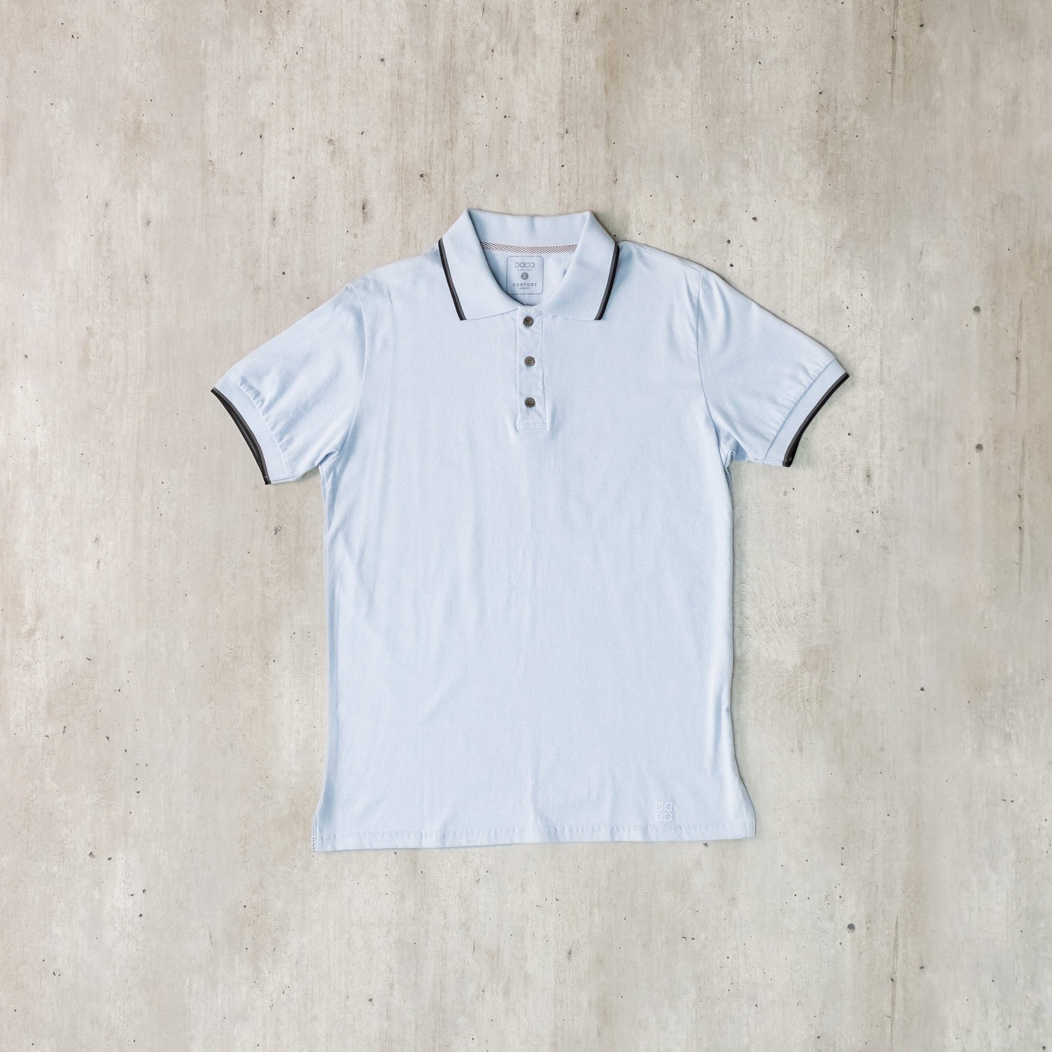 Remera Polo Confort Combinada