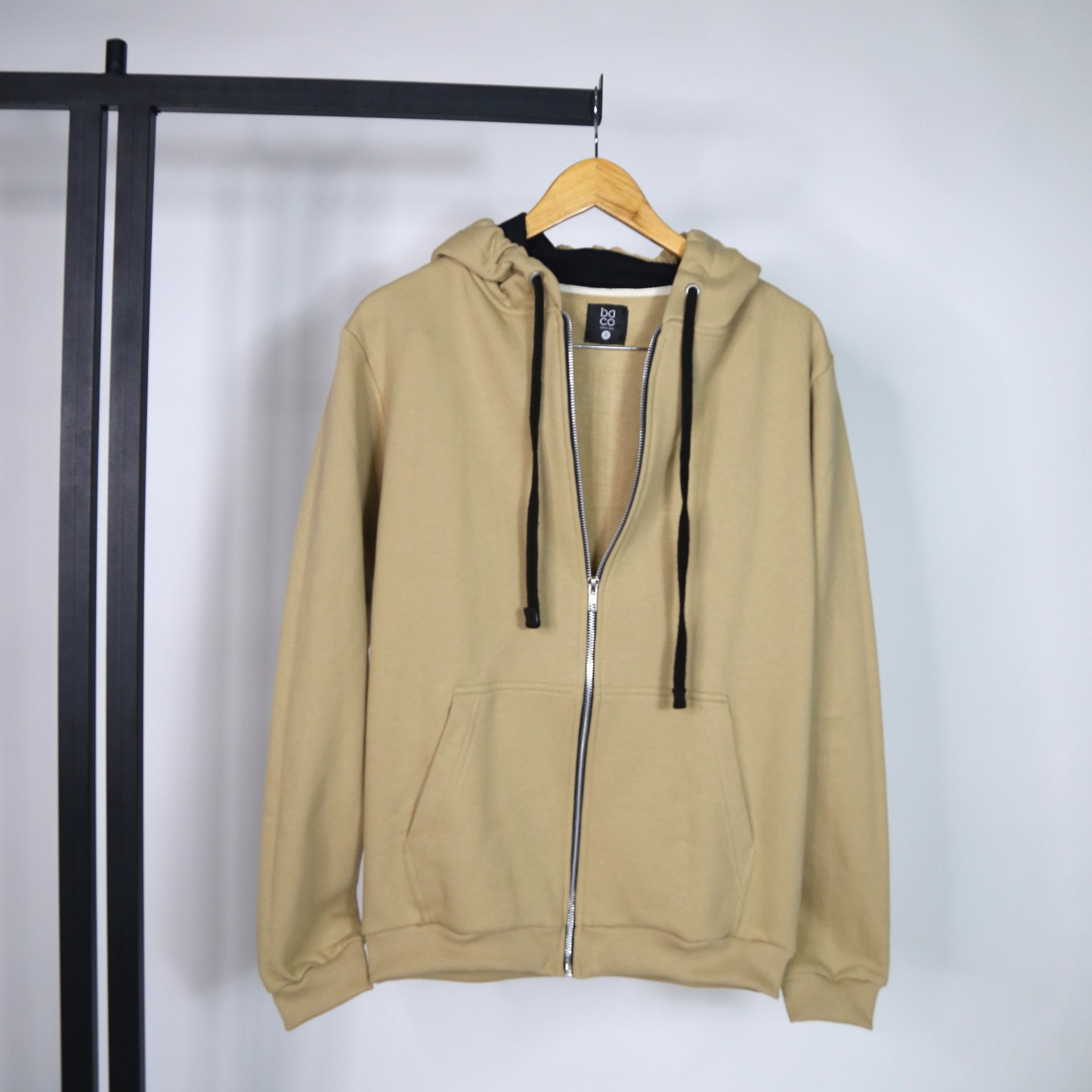 Campera Moleton con Cierre Metálico Frizado