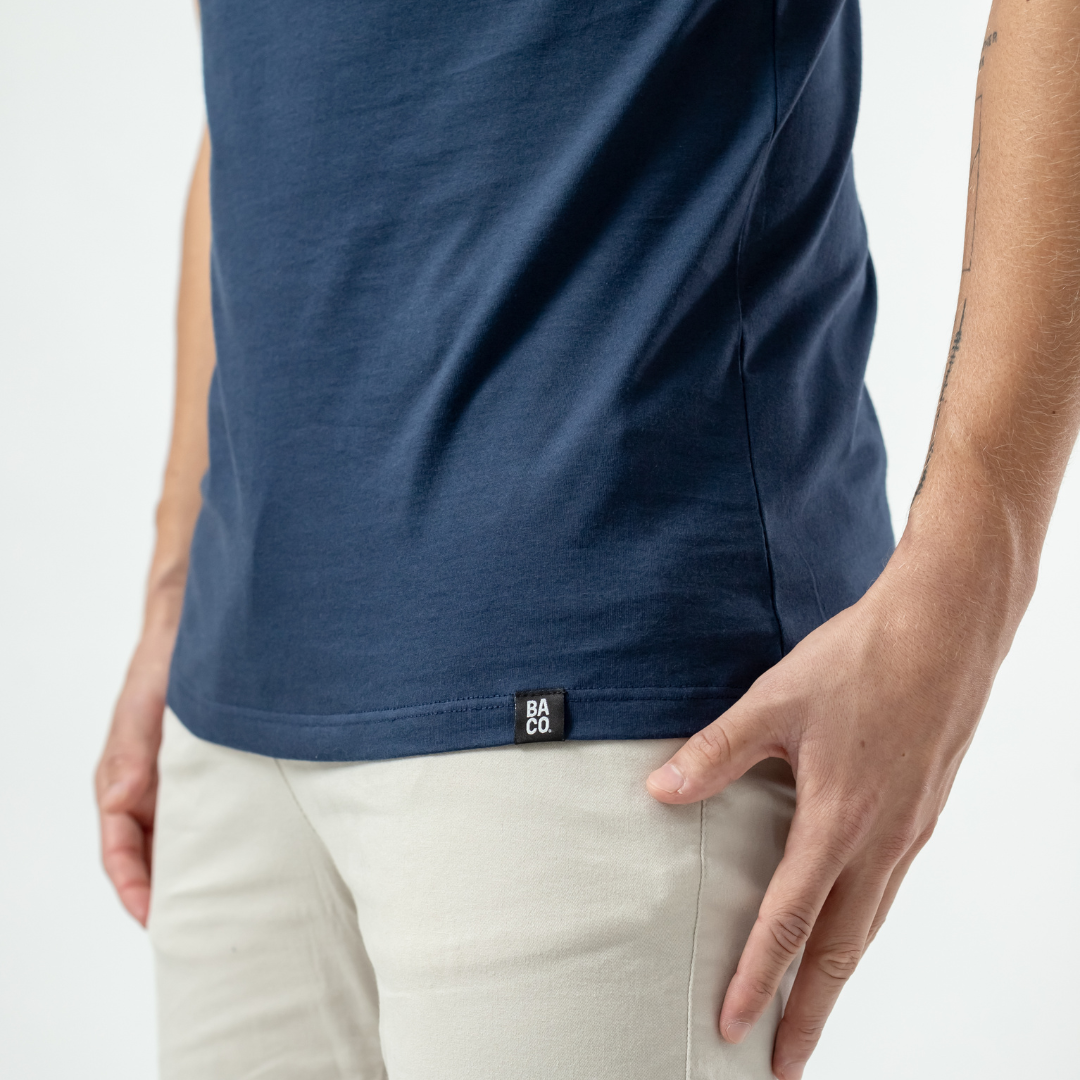 Remera Baco Básica Slim Fit