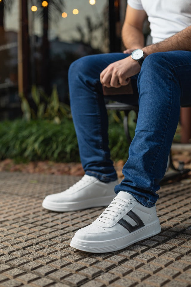 Calzados BACO para hombre: zapatillas blancas