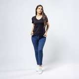 Remera Baco Dama Basica Daily C/V