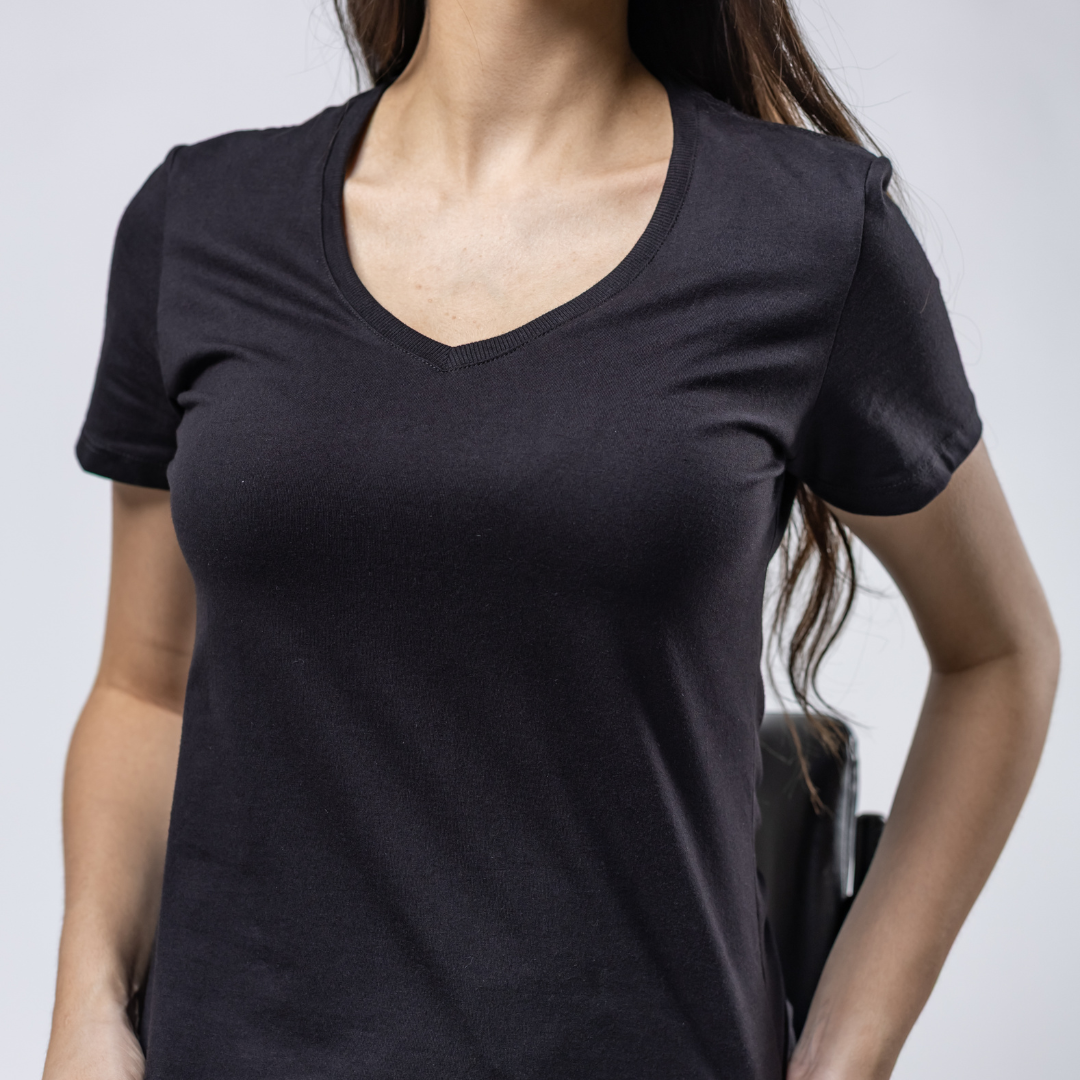 Remera Baco Dama Basica Daily C/V