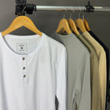 Mangas largas confort con boton