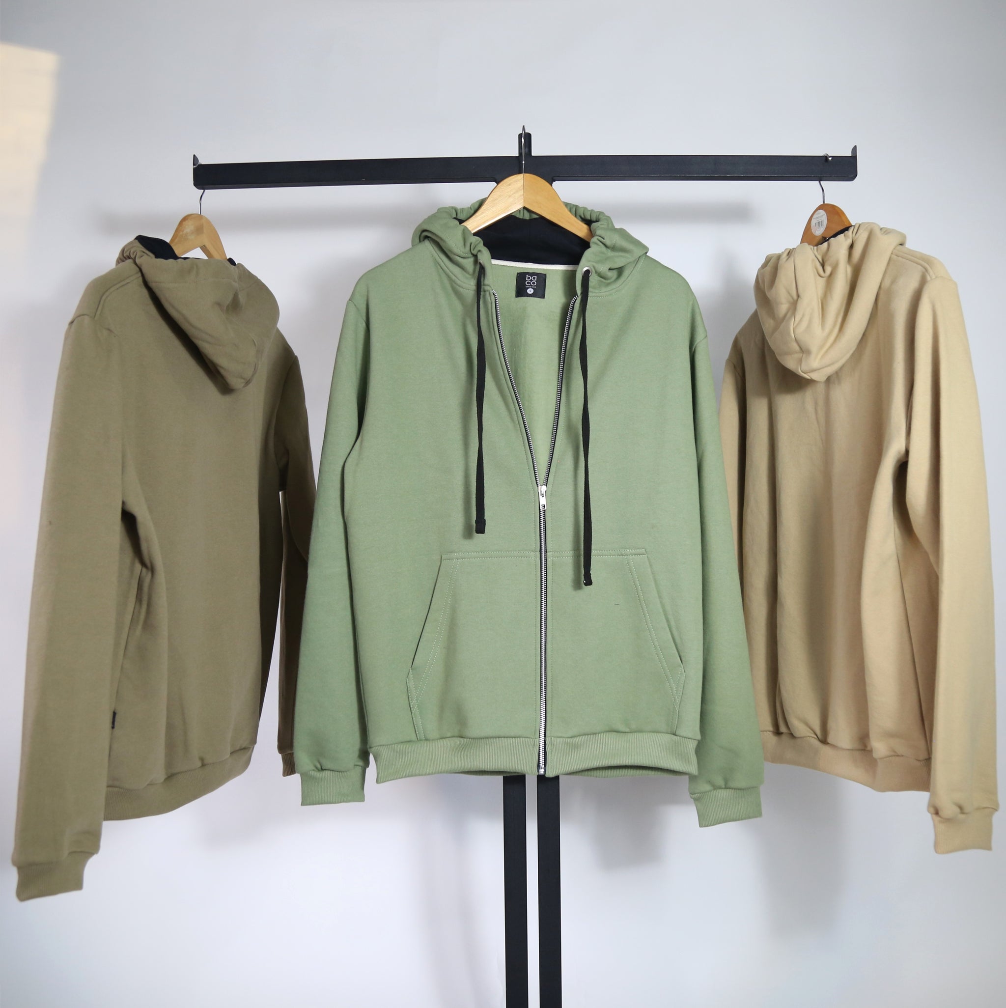 Campera Moleton con Cierre Metálico Frizado